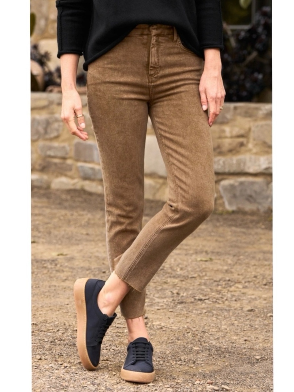 Frank & Eileen Derry Jeans Burnt Caramel